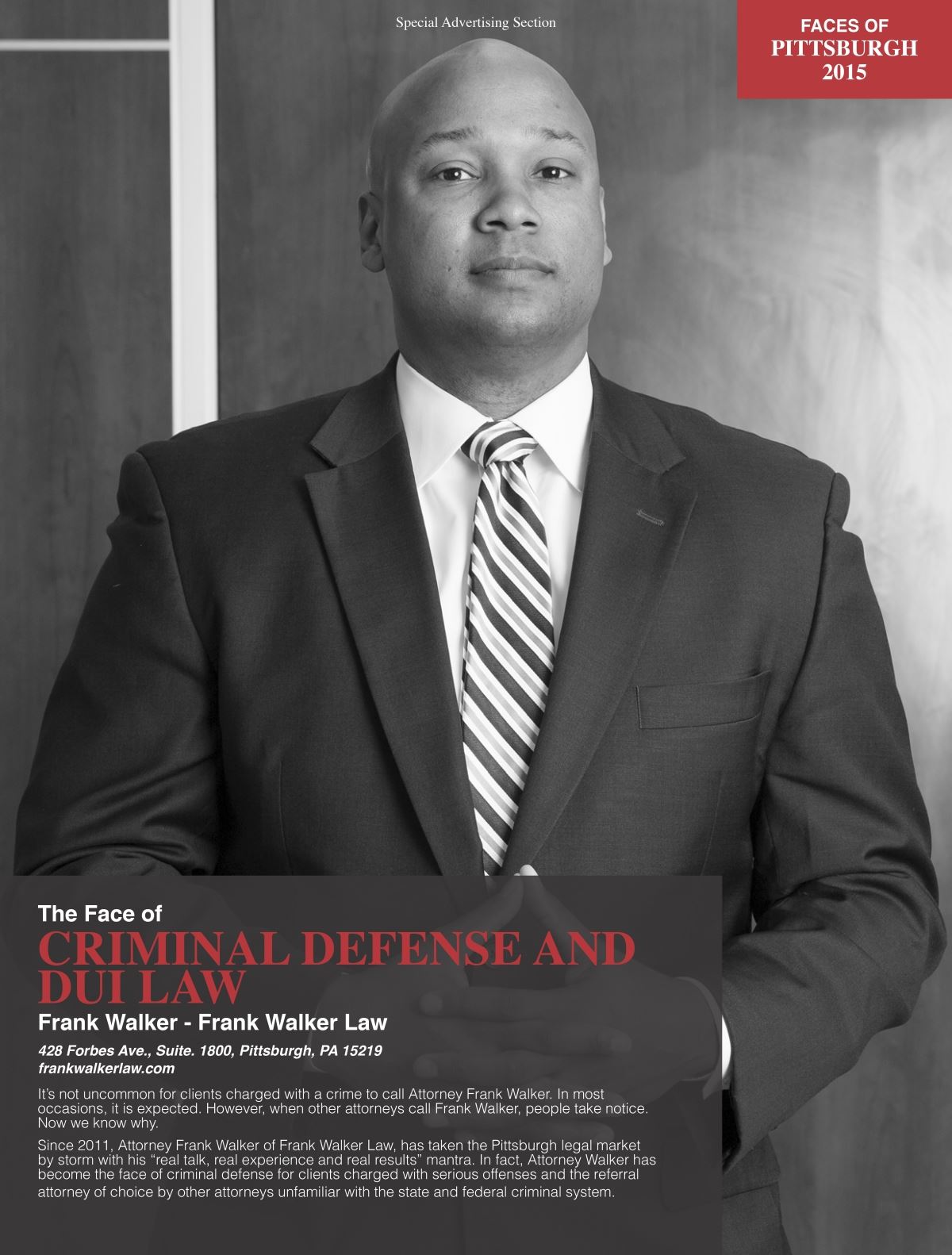 pittsburgh magazine taps attorney frank walker as face criminal pittsburgh magazine taps attorney frank walker as face criminal