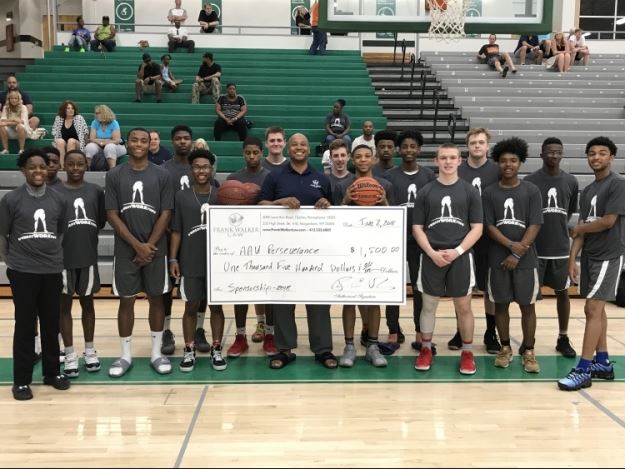 Frank Walker Law Sponsors Local AAU Basketball team